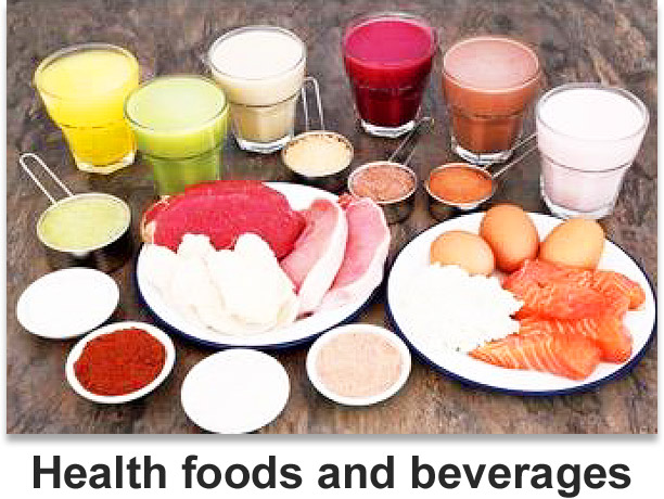 Health foods and beverages